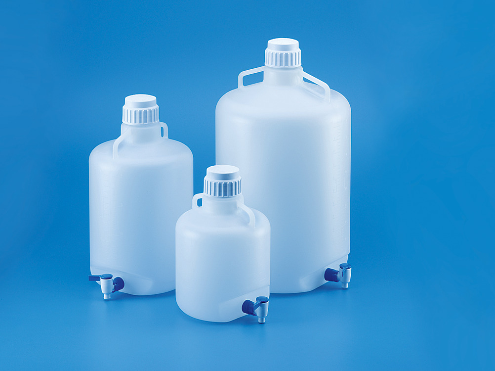 High-Quality Laboratory Carboys for Safe Liquid Storage Durable lab carboys in HDPE, PP, and glass materials at Dawn Scientific