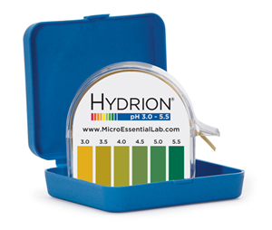 Hydrion Jumbo Dispenser 3.0-5.5, Carton10