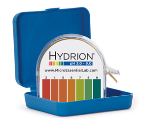 Hydrion Jumbo Dispenser 3-9V, Carton10