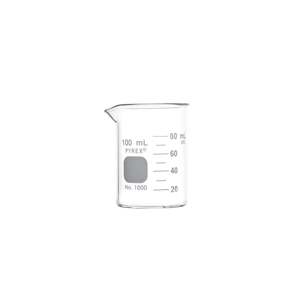PYREX Griffin Low Form 100mL Beaker, Graduated
