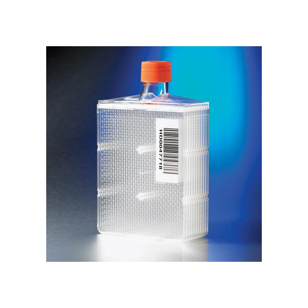 Corning CellBIND Surface HYPERFlask Cell Culture Vessel, Treated, Sterile, Bar Coded, 4 per Bag, 24 per Case