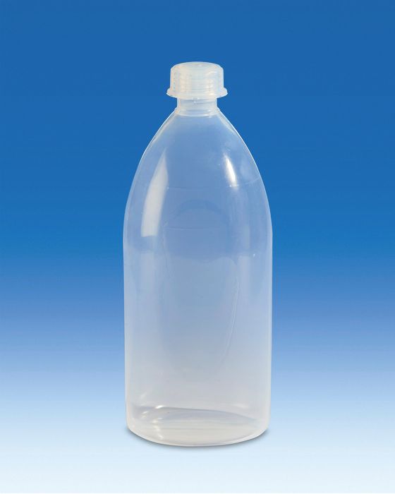 Bottle, PFA, narrow mouth, PFA cap, 1000mL, each