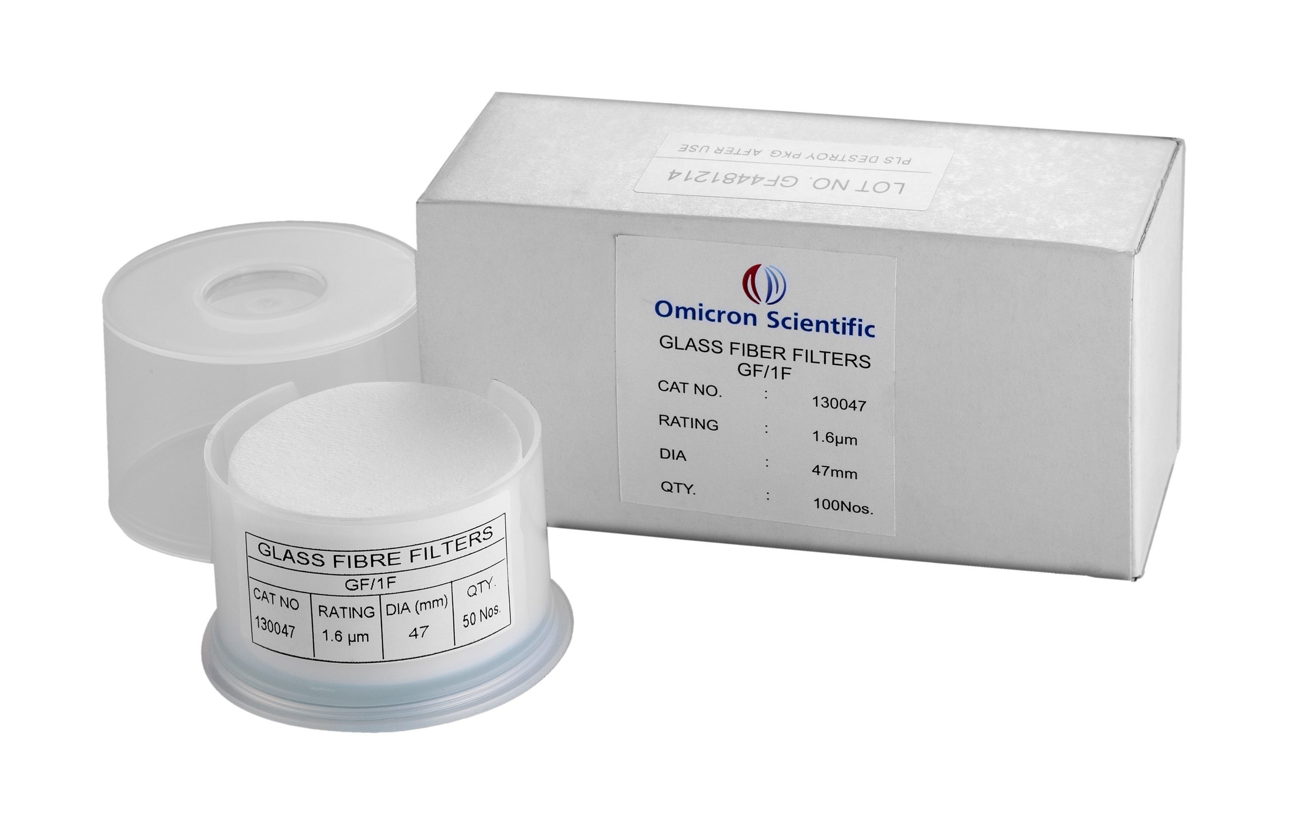 Borosilicate Glass Fiber Binder Free Filter, 1.6m, 51mm