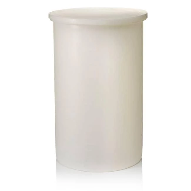 Cylindrical Tank with Cover HDPE 15 gallon