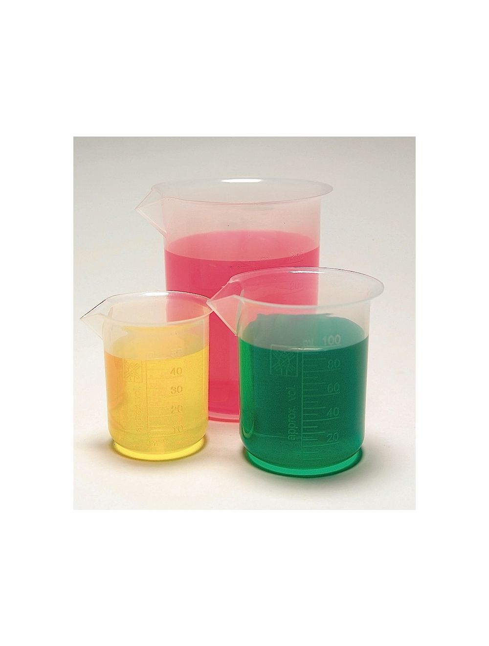 BEAKERS, WIDE SPOUT, PP, 250ML