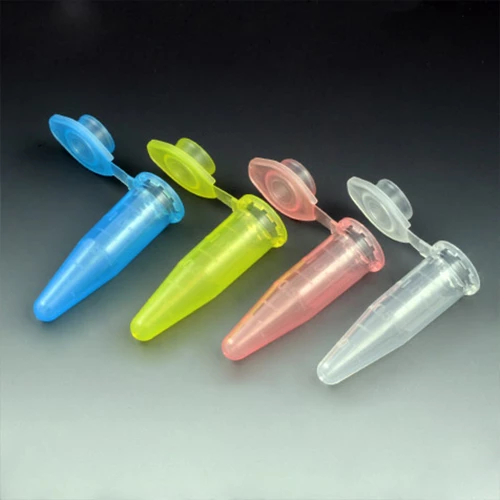 Microcentrifuge Tube, 1.5mL, PP, Attached Snap Cap, Graduated, Pink - PK/1