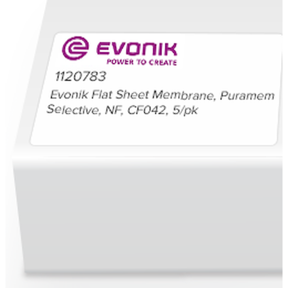 Evonik Flat Sheet Membrane, Puramem Selective, NF, CF042, 5/pk