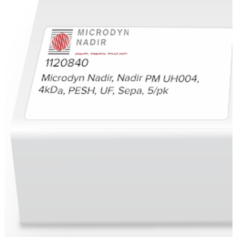 Microdyn Nadir, Nadir PM UH004, 4kDa, PESH, UF, Sepa, 5/pk