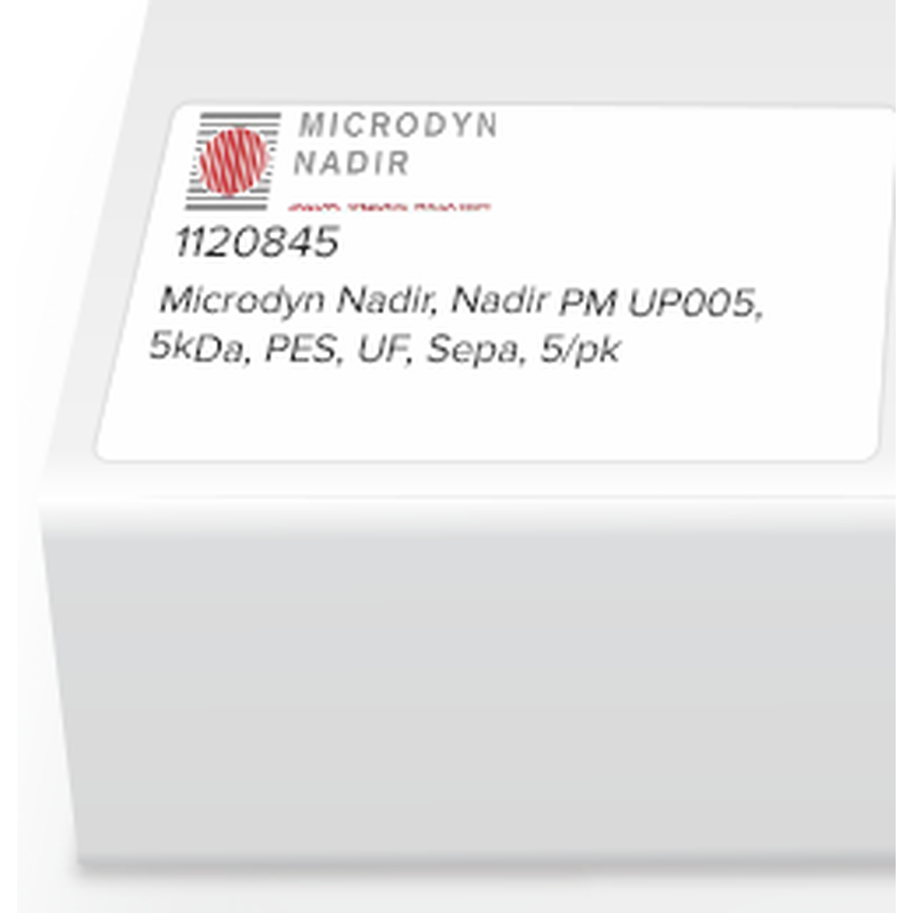 Microdyn Nadir, Nadir PM UP005, 5kDa, PES, UF, Sepa, 5/pk