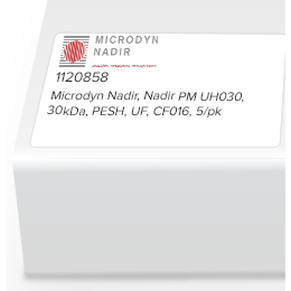 Microdyn Nadir, Nadir PM UH030, 30kDa, PESH, UF, CF016, 5/pk