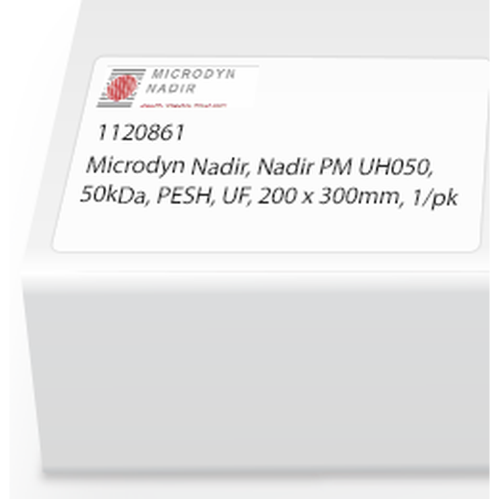 Microdyn Nadir, Nadir PM UH050, 50kDa, PESH, UF, 297 x 210mm, 1/pk