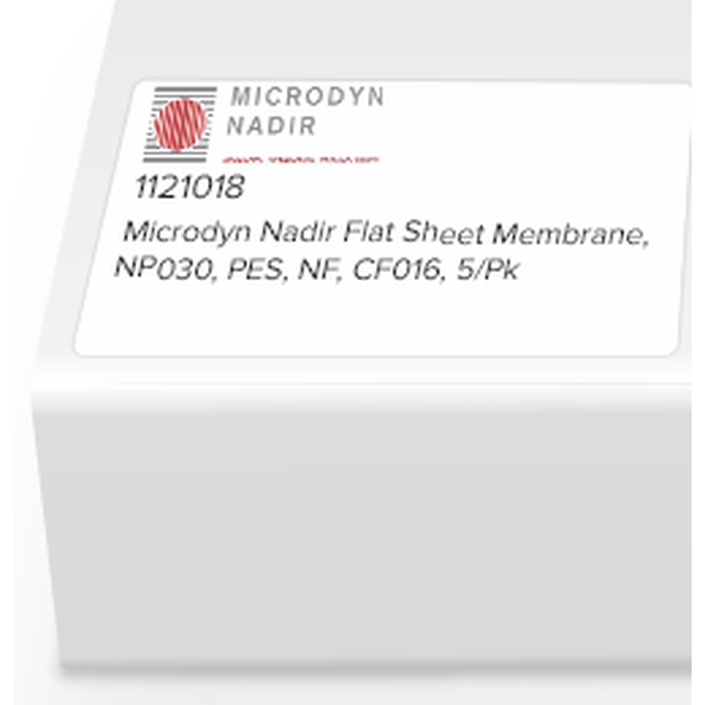 Microdyn Nadir Flat Sheet Membrane, NP030, PES, NF, CF016, 5/Pk