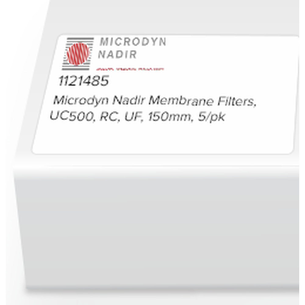 Microdyn Nadir Membrane Filters, UC500, RC, UF, 150mm, 5/pk