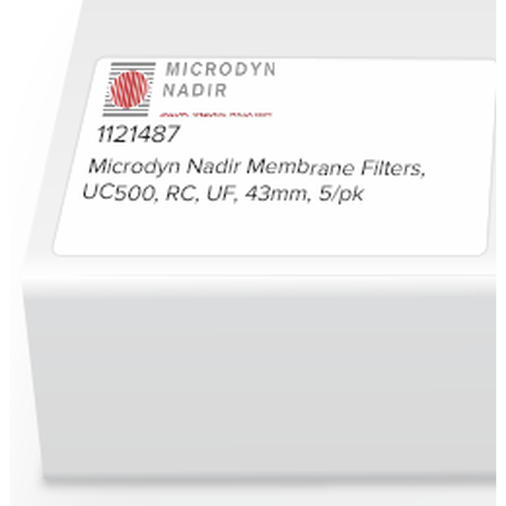 Microdyn Nadir Membrane Filters, UC500, RC, UF, 43mm, 5/pk