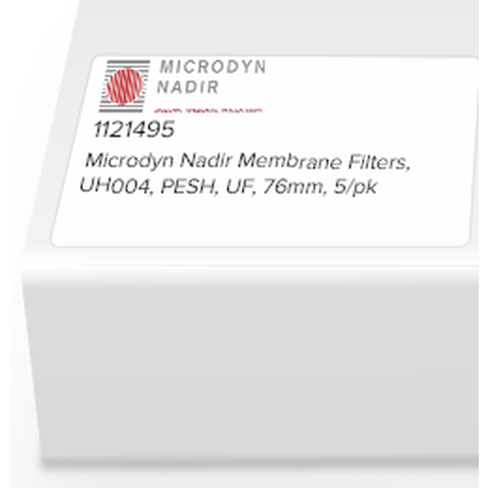 Microdyn Nadir Membrane Filters, UH004, PESH, UF, 76mm, 5/pk