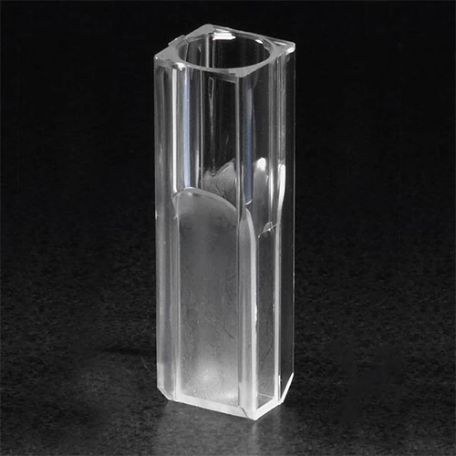 Cuvette, Micro, 1.5mL, with 2 Clear Sides, UV Grade Polymethylmethacrylate (PMMA), 100/Tray, 5 Trays/Unit