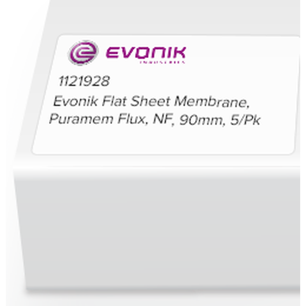 Evonik Flat Sheet Membrane, Puramem Flux, NF, 90mm, 5/Pk