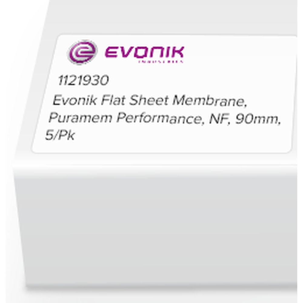 Evonik Flat Sheet Membrane, Puramem Performance, NF, 90mm, 5/Pk