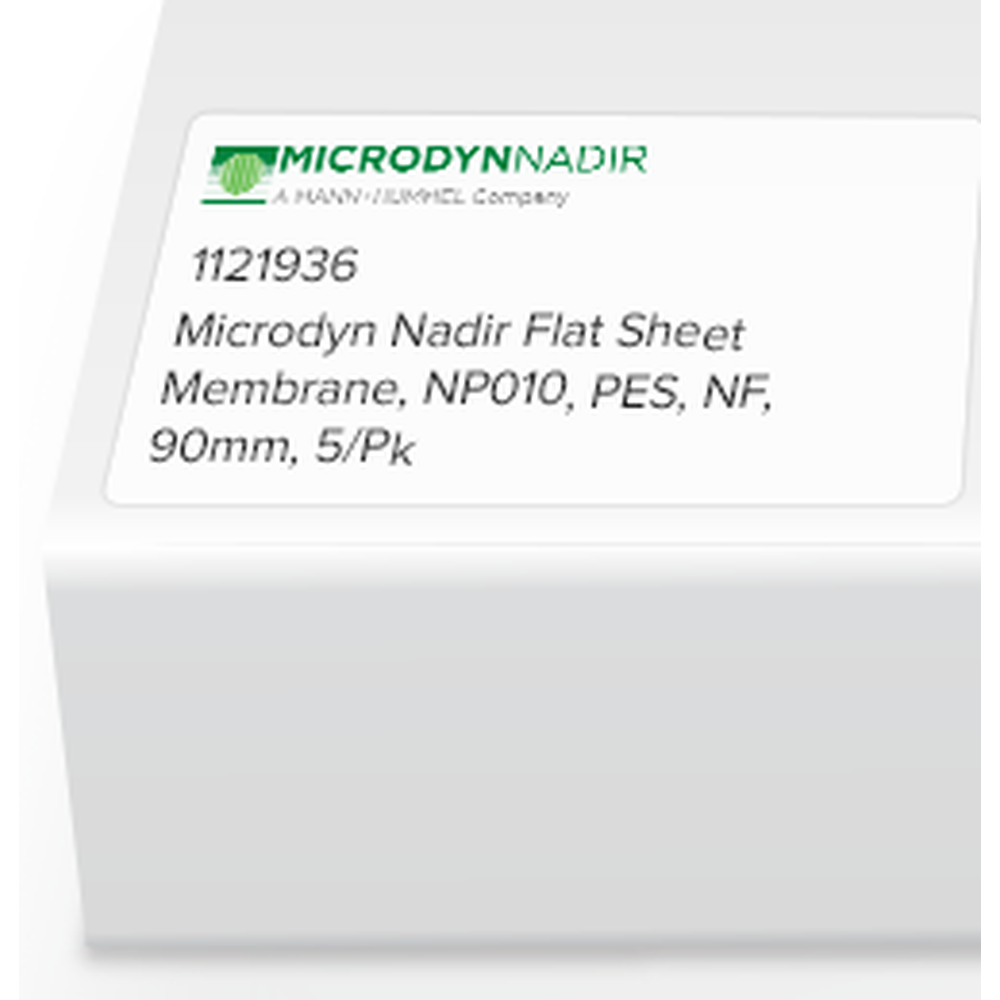 Microdyn Nadir Flat Sheet Membrane, NP010, PES, NF, 90mm, 5/Pk