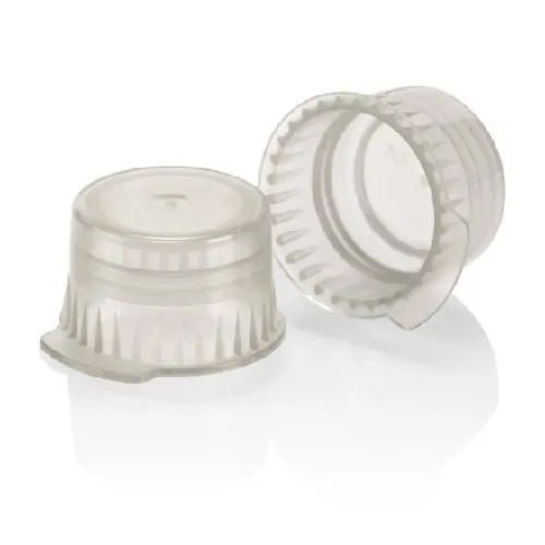 Cap, Snap, 12/13mm, PE, for Vacuum and Test Tubes, Clear - cs-10000