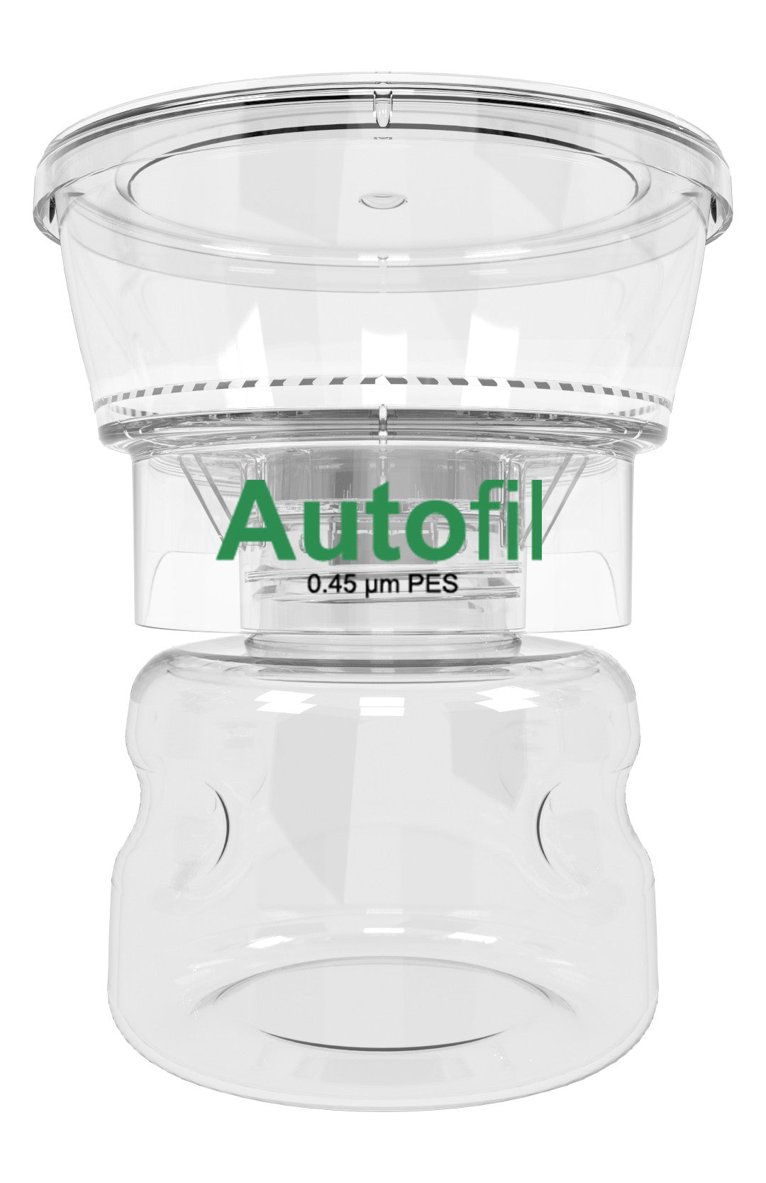 Autofil® Sterile Disposable Bottle Top Vacuum Filter Units with 0.45 µm PES Membrane for Prefiltration or Clarification, 250 mL, 12/CS