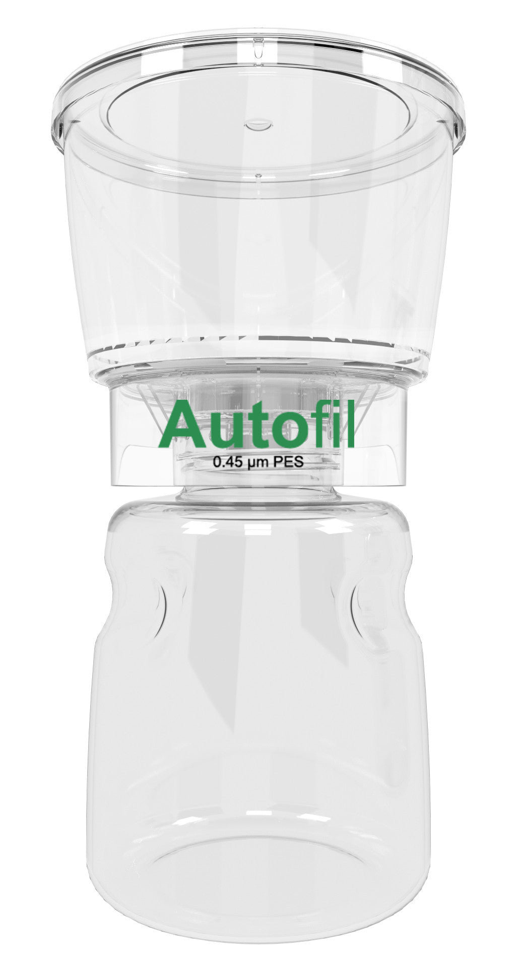Autofil® Sterile Disposable Bottle Top Vacuum Filter Units with 0.45 µm PES Membrane for Prefiltration or Clarification, 500 mL, 12/CS