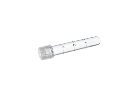 Test Tube, 12mL, 16x100mm, WHT Screw Cap, PPN, RND BOT, Sterile
