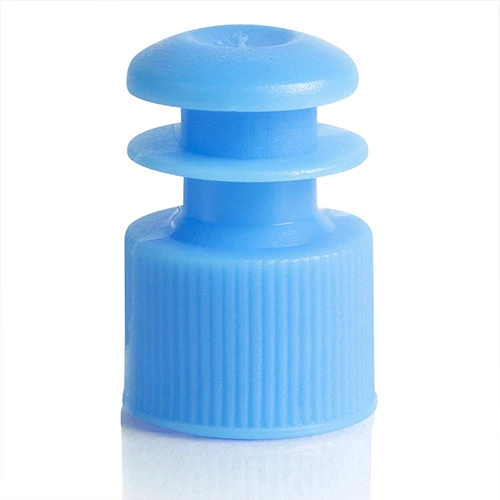 Cap, Flange Plug, 12mm, Blue - PK/1