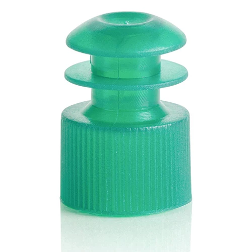 Cap, Flange Plug, 12mm, Green - PK/1