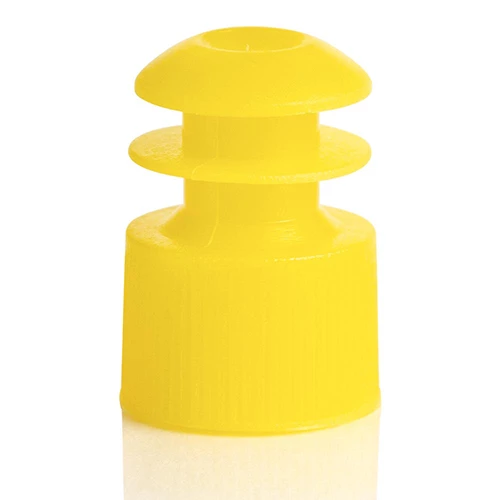 Cap, Flange Plug, 12mm, Yellow - PK/1