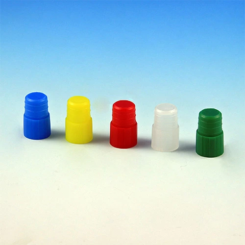 Cap, Snap, 10mm, PE, for Vacuum and Test Tubes, Green - cs-10000