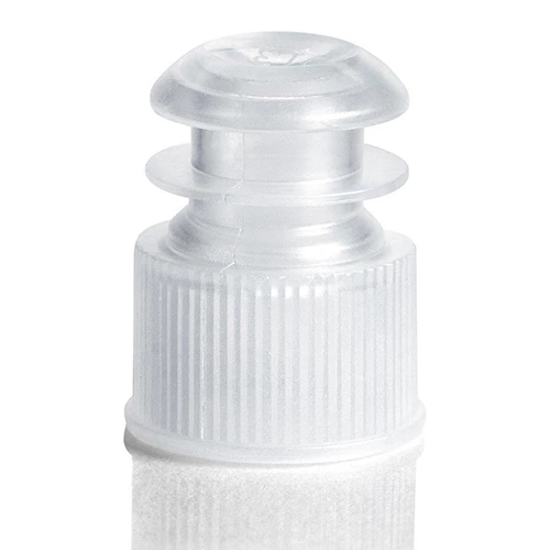 Cap, Flange Plug, 13mm, Clear - PK/1