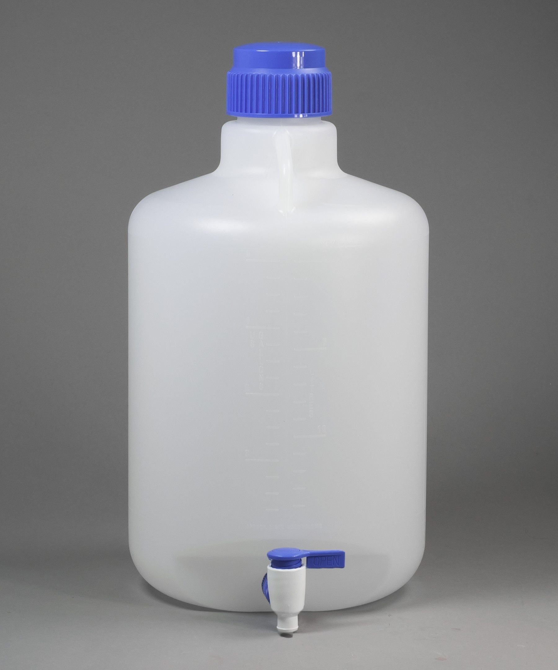 CARBOY W/SPIGOT,5 GALLON,PP