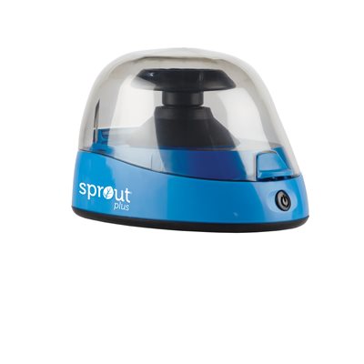 Sprout Plus Mini-Centrifuge 100-240VAC, 50/60Hz Universal Plug, Blue