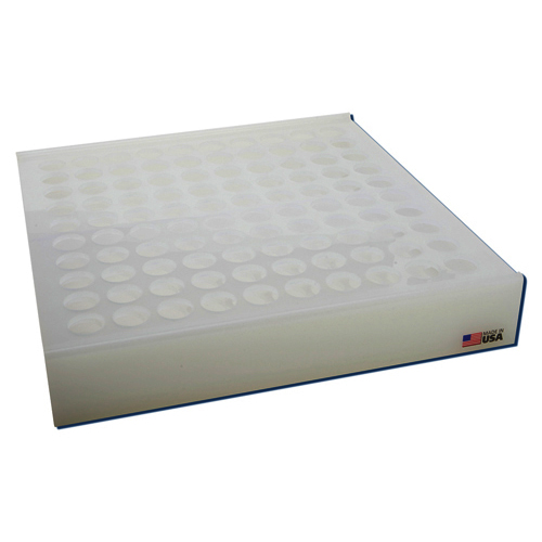 Rack Vial Scintillation 100 Place, PP, 1/EA