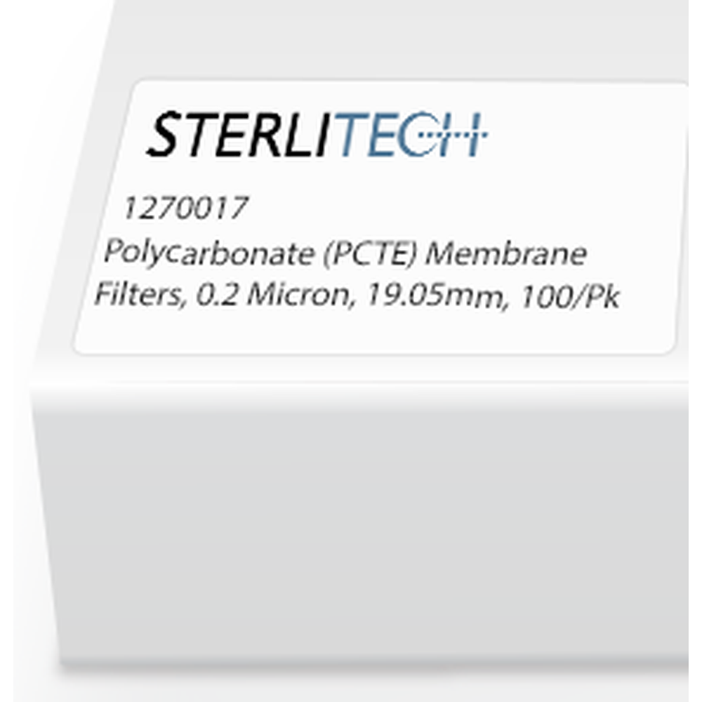 Polycarbonate (PCTE) Membrane Filters, 0.2 Micron, 19.05mm, 100/Pk