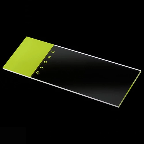 Microscope Slides, Glass, 25 x 75mm, 90 Ground Edges, Green Frosted, 72/Box, 2 Boxes/Case (1 Gross)