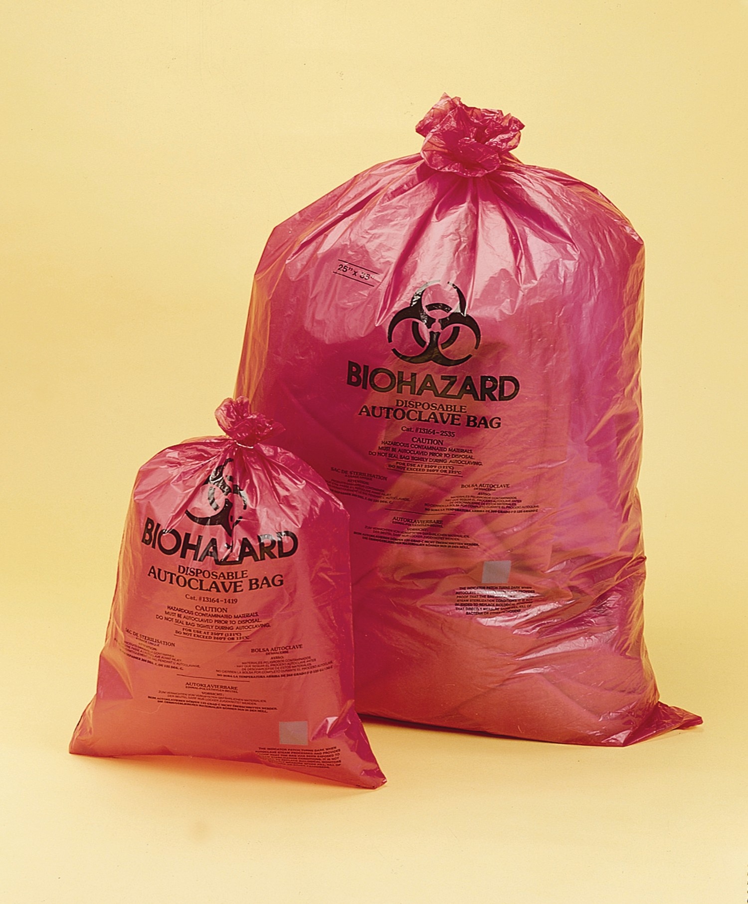 BAG,PP,WR,BIOHAZARD DISPOSAL,38X48