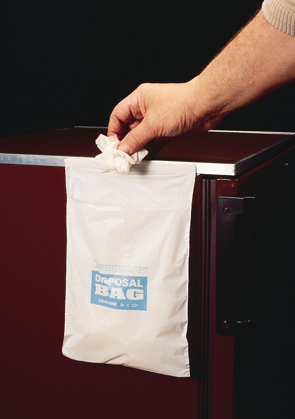 CLEANWARE,BAG,HDPE,LABORATORY WASTE, (8 x 10")