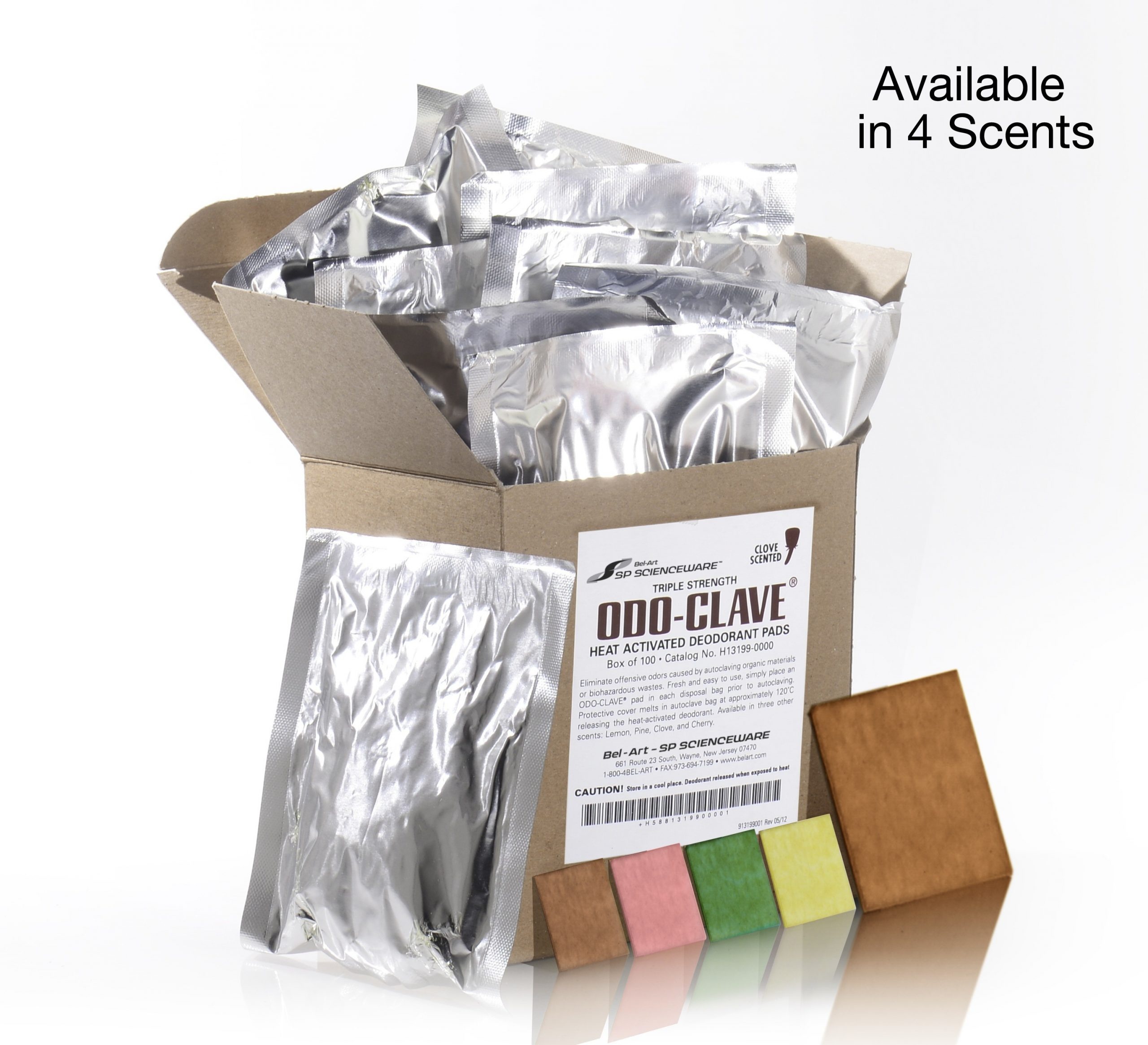 ODO-CLAVE,DEODORANT PAD,LEMON,100/BOX