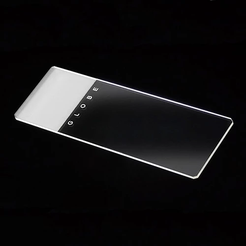 Microscope Slides, Glass, 25 x 75mm, 90 Ground Edges with Safety Corners, Frosted, 1 End, 1 Side, 72/Box, 20 Boxes/Case (10 Gross)