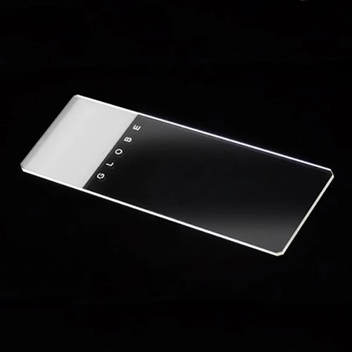 Microscope Slides, Glass, 25 x 75mm, 90 Ground Edges with Safety Corners, Frosted, 1 End, Both Sides, 72/Box, 20 Boxes/Case (10 Gross)