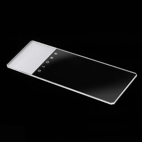 Microscope Slides, Glass, 25 x 75mm, 45 Beveled Edges, Clipped Corners, Frosted, 1 End, 1 Side, 72/Box, 20 Boxes/Case (10 Gross)