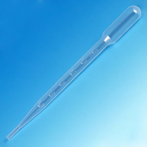 Transfer Pipet, 7.0mL, Large Bulb, Graduated to 3mL, 155mm, 500/Dispenser Box, 10 Boxes/Unit