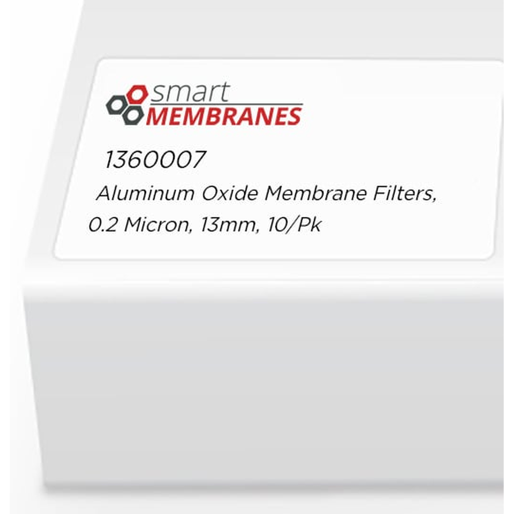 Aluminum Oxide Membrane Filters, 0.2 Micron, 13mm, 10/pk