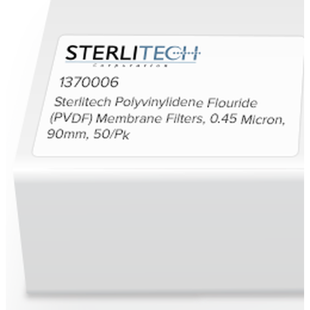 Polyvinylidene Flouride (PVDF) Membrane Filters, 0.45 Micron, 90mm, 50/Pk