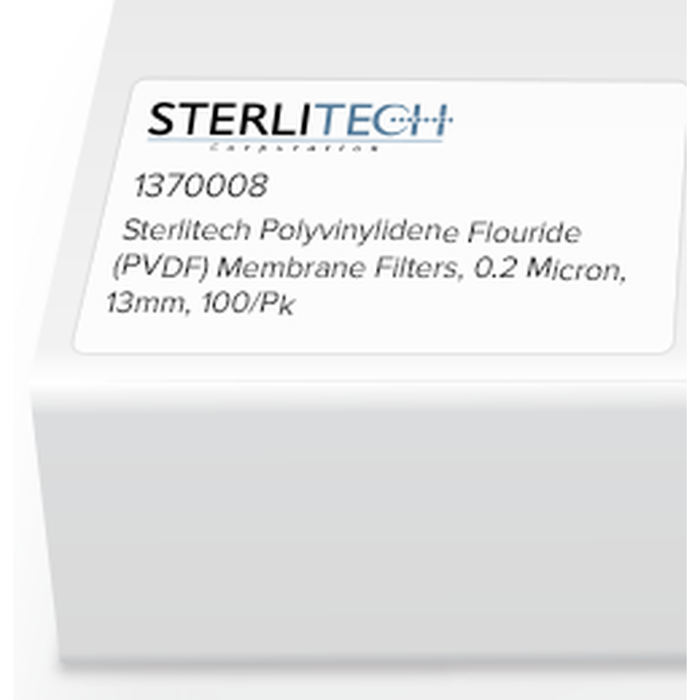 Polyvinylidene Flouride (PVDF) Membrane Filters, 0.2 Micron, 13mm, 100/Pk