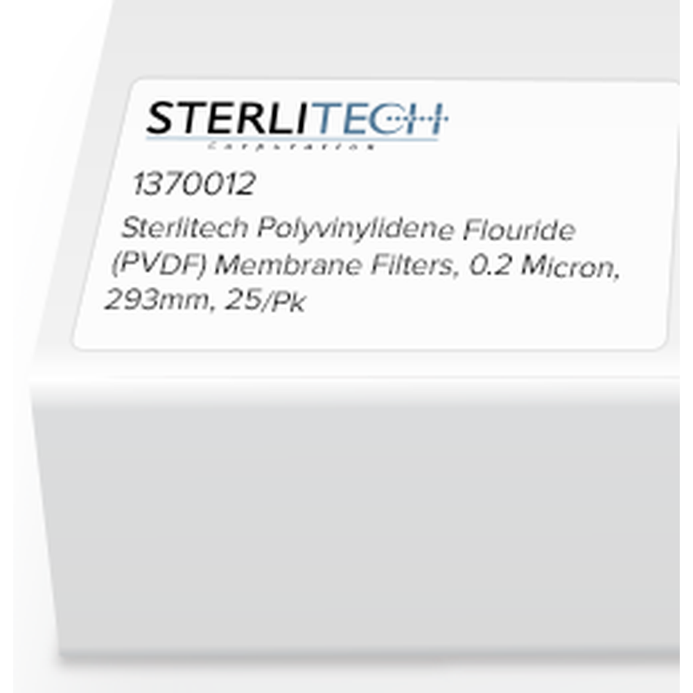 Polyvinylidene Flouride (PVDF) Membrane Filters, 0.2 Micron, 293mm, 25/Pk
