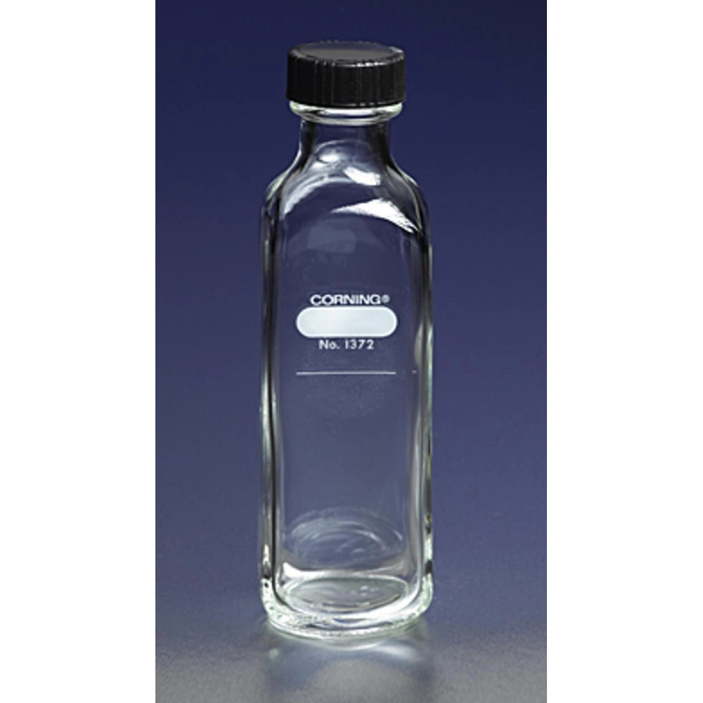 PYREX 160mL Narrow Mouth Milk Dilution Bottle, Screw Cap, Graduated