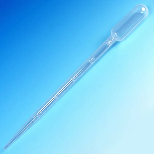 Transfer Pipet, 15mL, Graduated to 5mL, Extra Long, 215mm (8.5 Inches Long), 250/Box, 10 Boxes/Unit